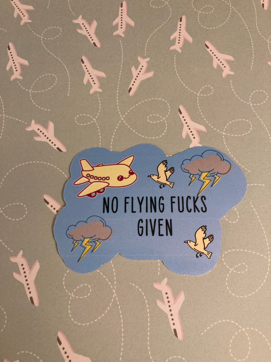 Flying Fucks given sticker