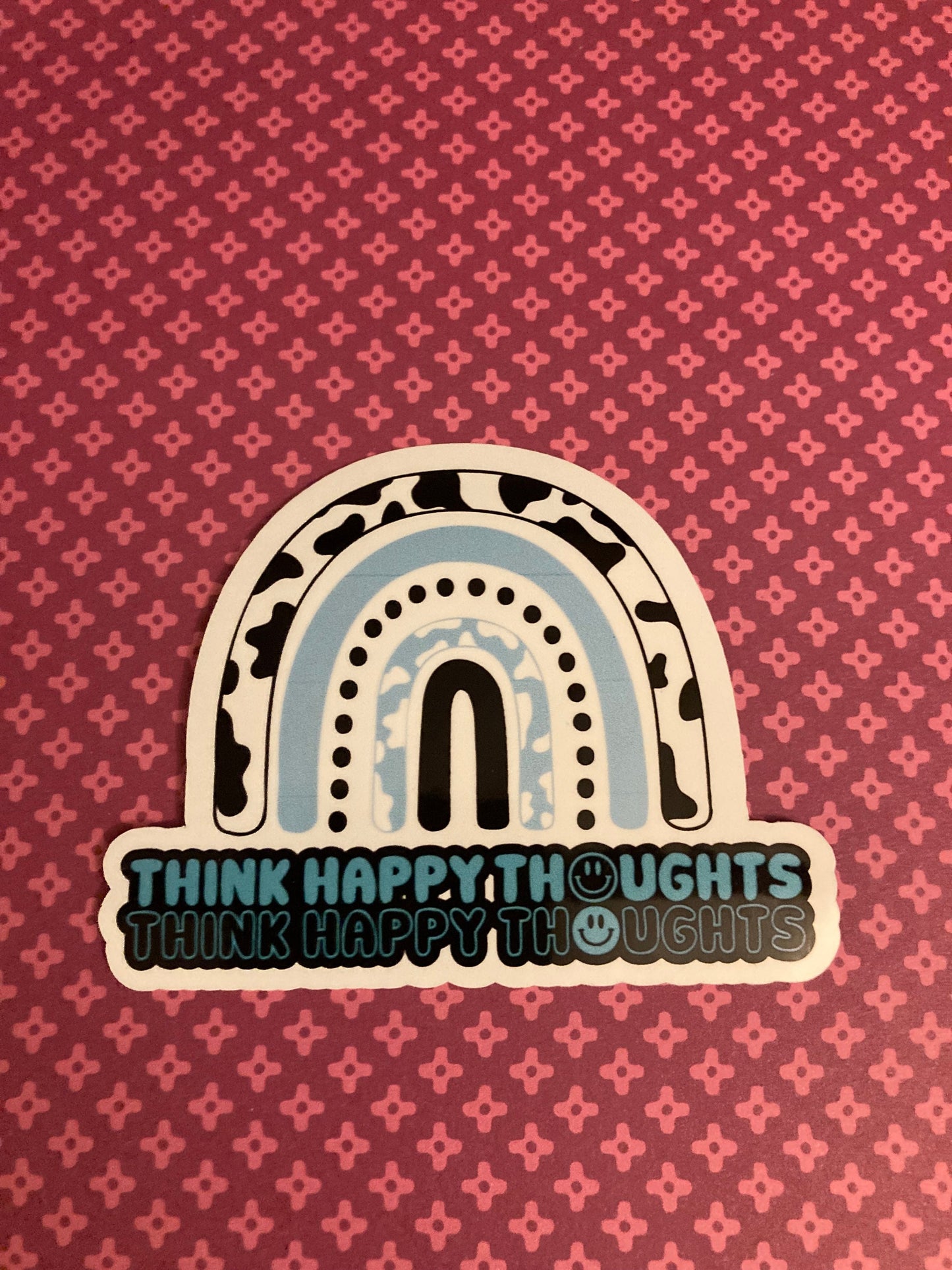 Positive vibes mental encouragement sticker