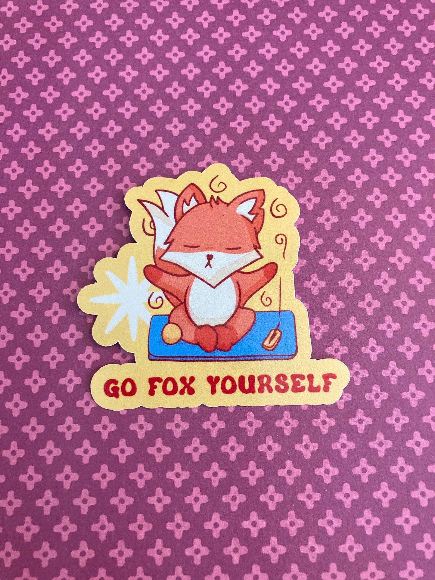 Fox Pun sticker