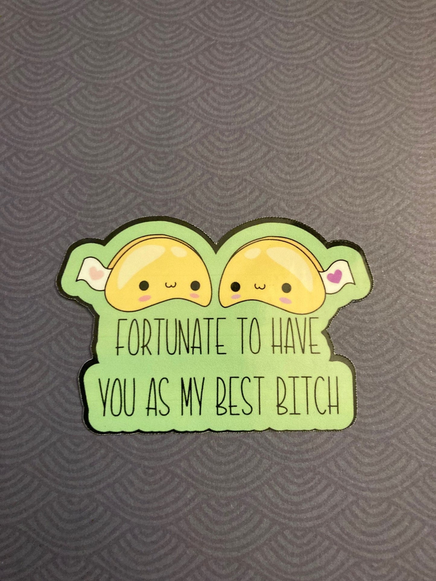 Best Friend Food Pun Sticker