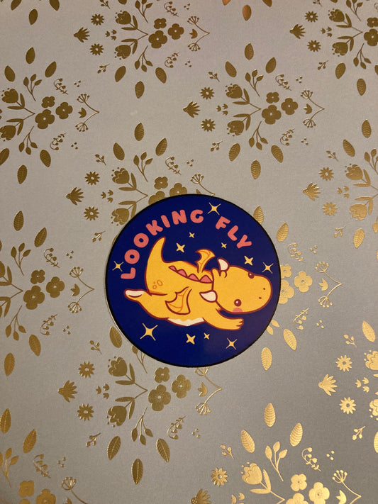 Cute Dragon Pun sticker