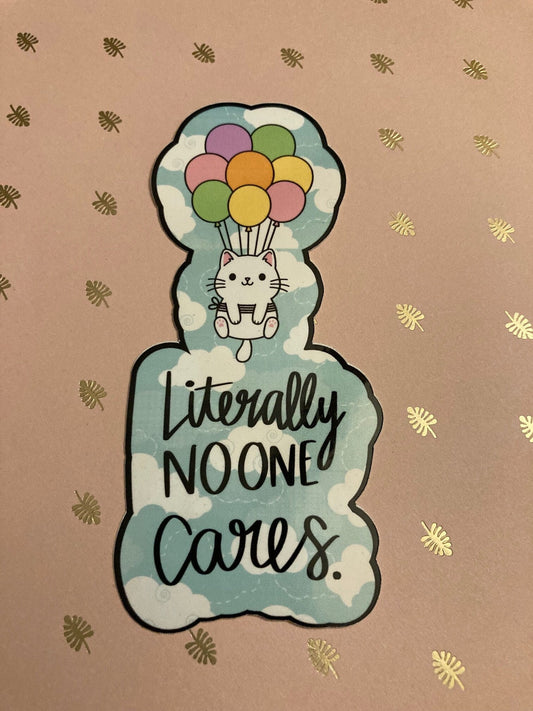 Sarcastic cat sticker