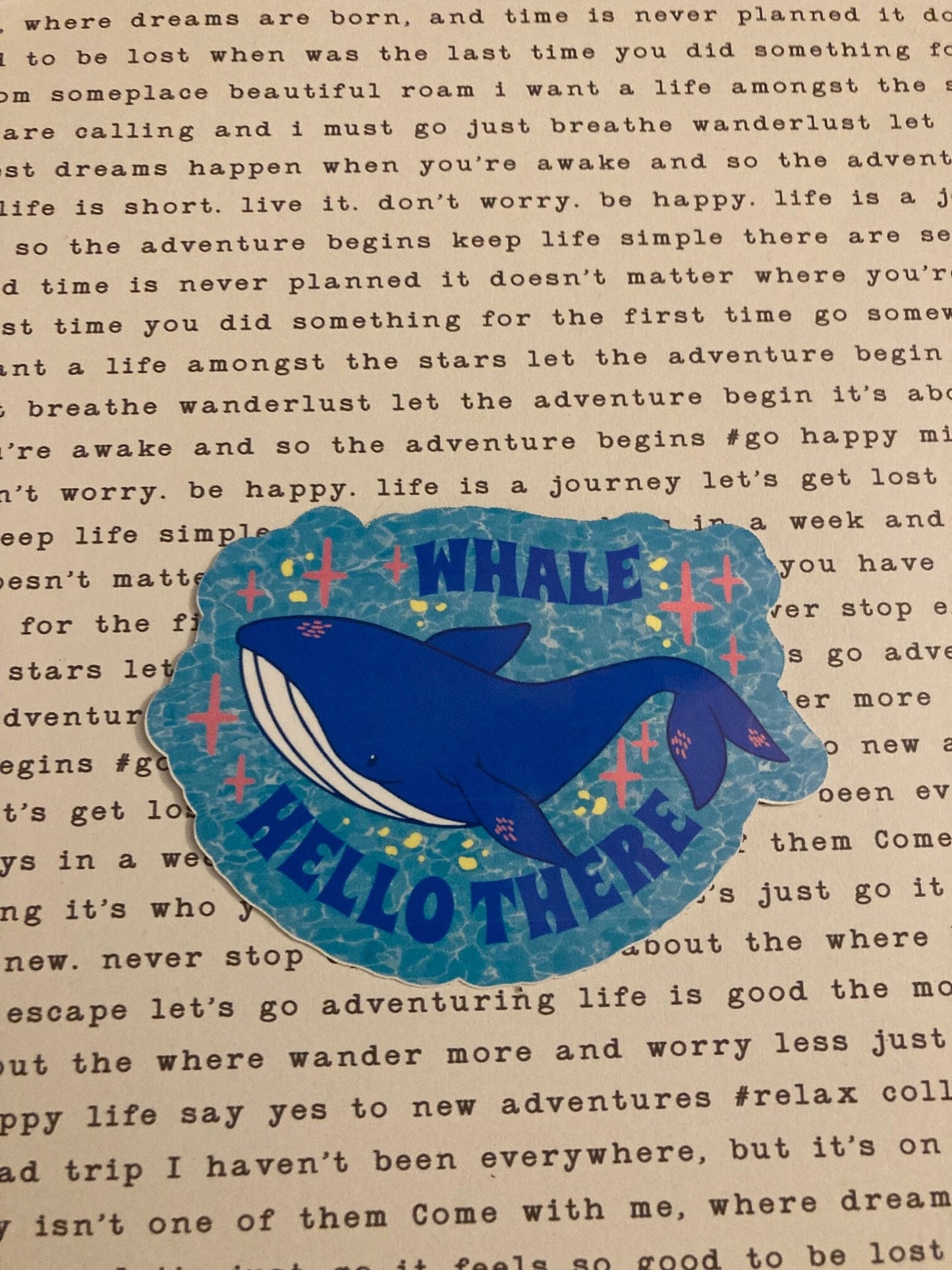 Whale Pun Sticker